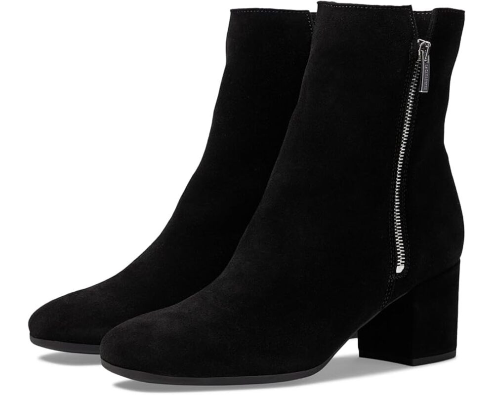 La Canadienne Womens James Ankle Booties US 5.5 M Black Suede Waterproof NWOB